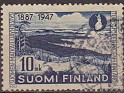 Finland - 1947 - Landscape - 10 MK - Blue - Finlandia, Landscape - Scott 269 - Mountain Koli & Lake PielisjÃ¤rvi - 0